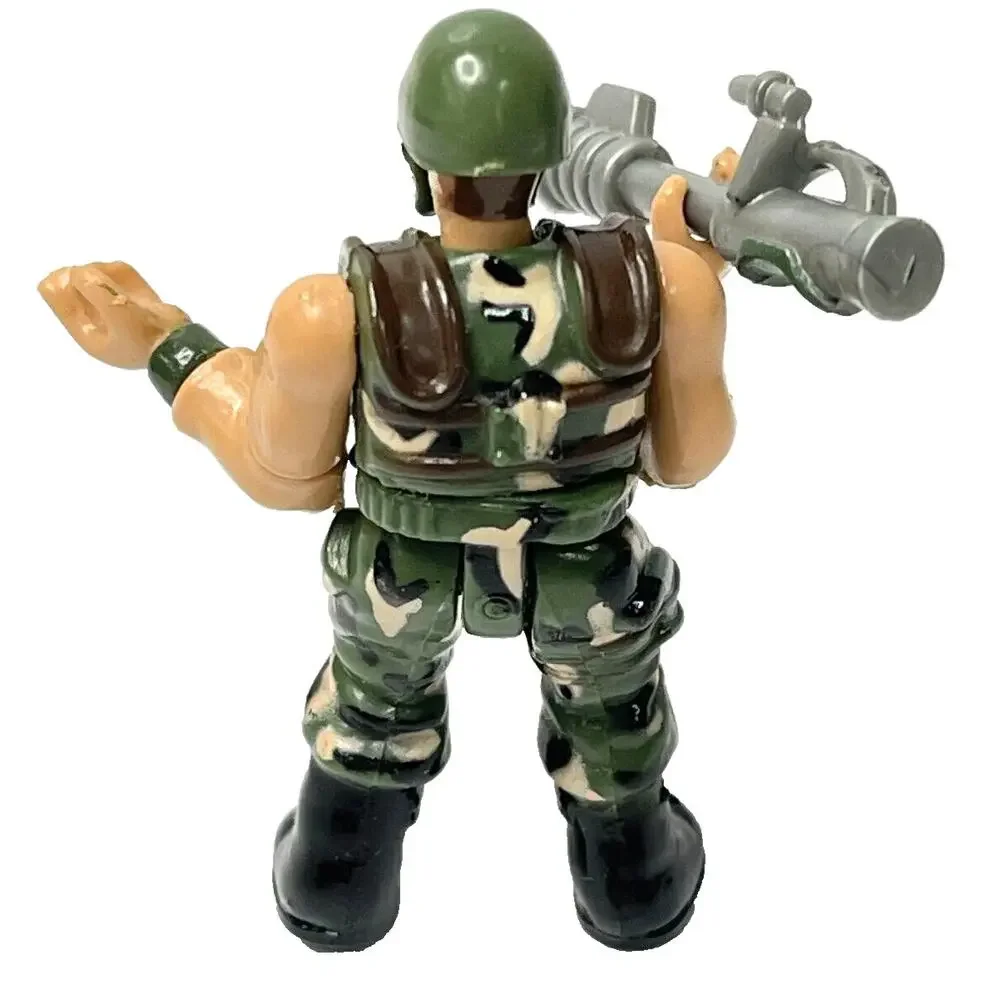 Chap Mei Military Soldiers Tactical Force 4 Men Figures w/ 3 Weapons Set